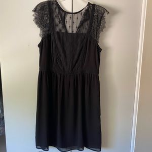 Boho black dress